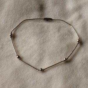 Liquid Silver Anklet